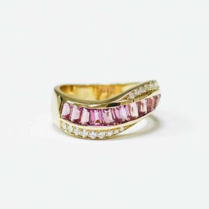 White Gold Diamond Semi-Eternity Band
